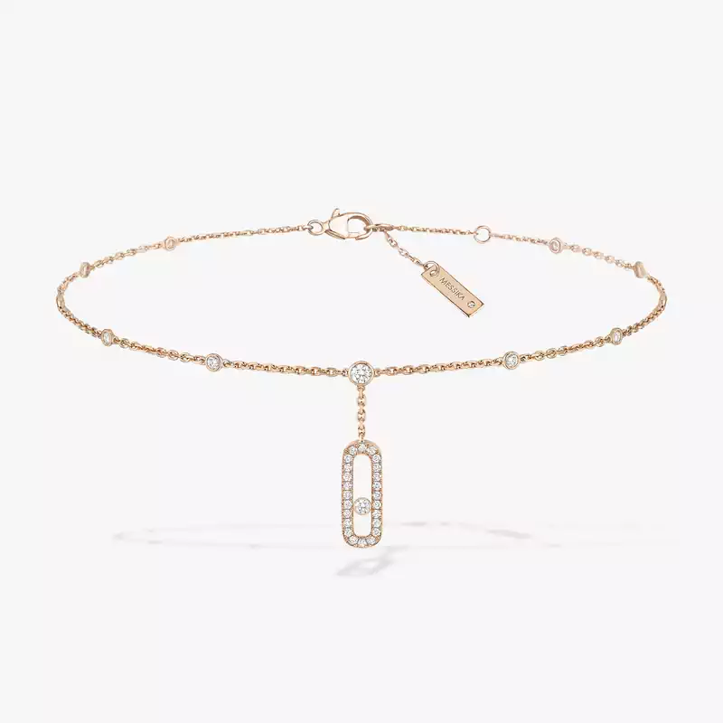 Move Uno Ankle Bracelet Pavé