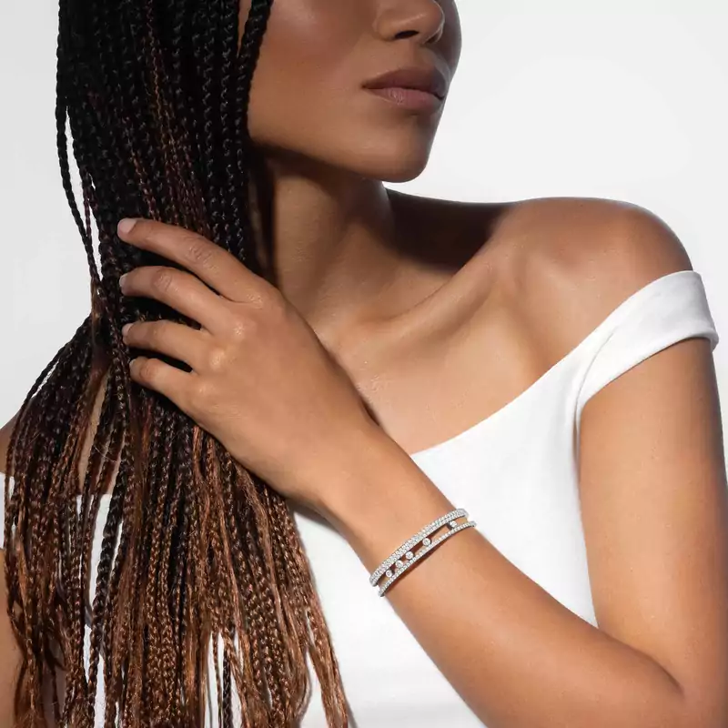 Bangle Move Romane GM Pavé 