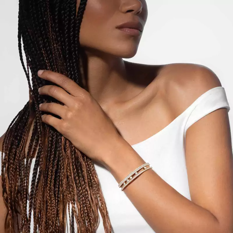 Bangle Move Romane GM Pavé