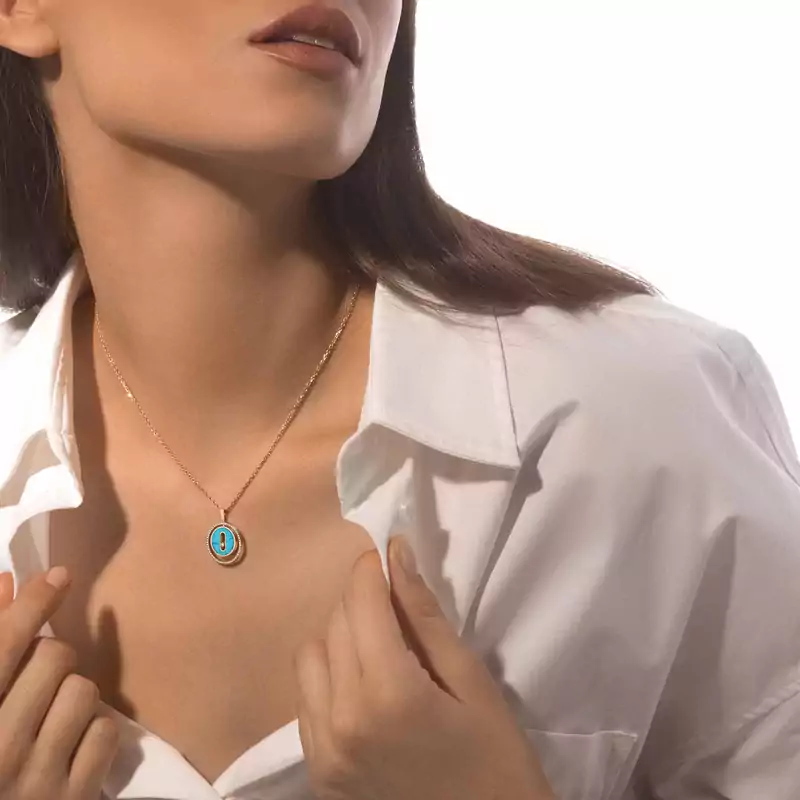 Collier Lucky Move PM Turquoise
