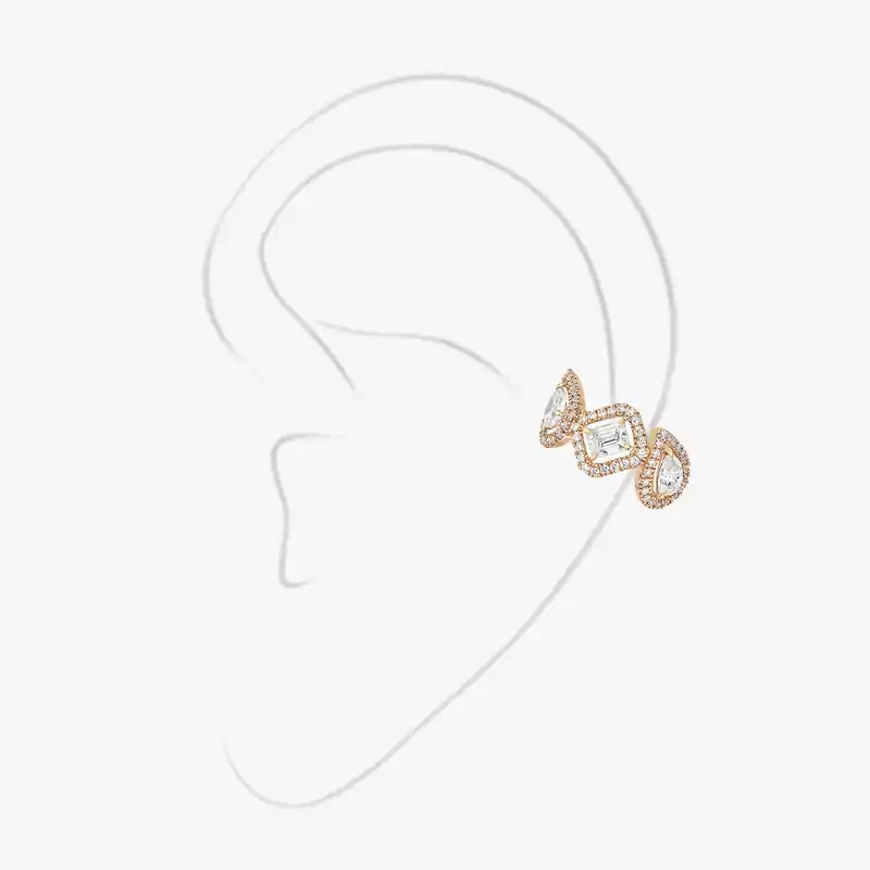 Mono clip oreille milieu My Twin 4x0,10ct 